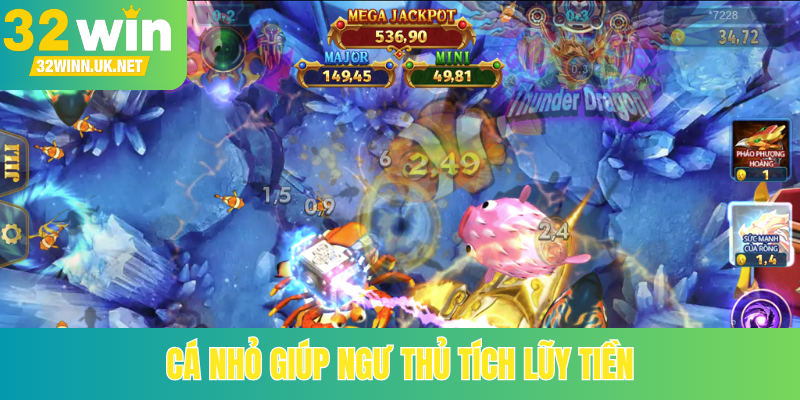 Cá nhỏ giúp ngư thủ tích lũy tiền