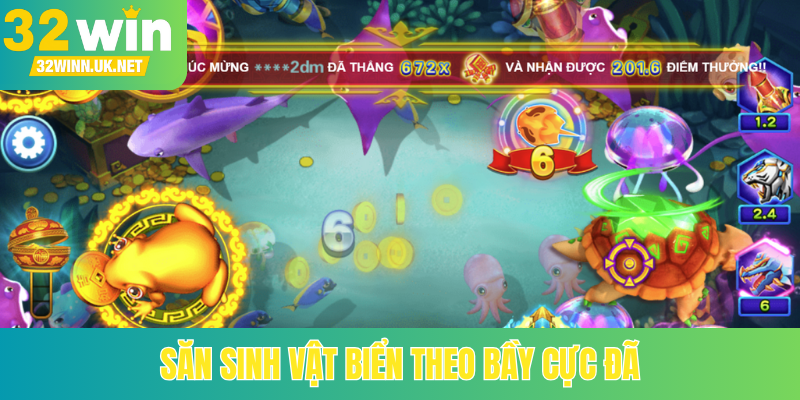 Săn sinh vật biển theo bầy cực đã